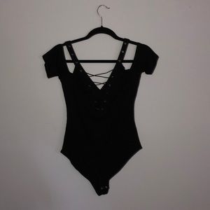 Forever 21 - Lace Up Bodysuit